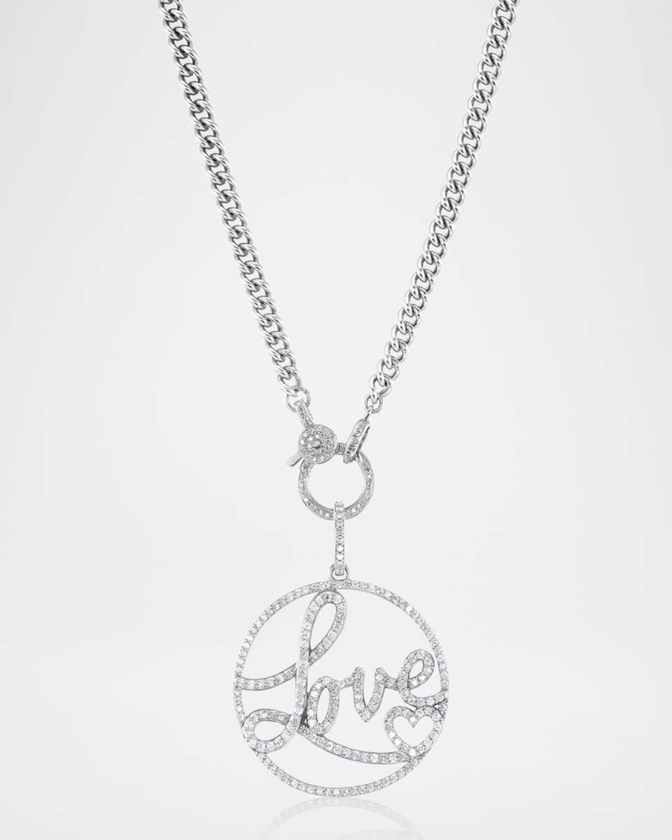 Diamond Love Pendant Necklace